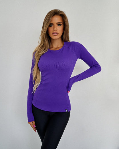 Workout Top Round Purple - Bona Fide